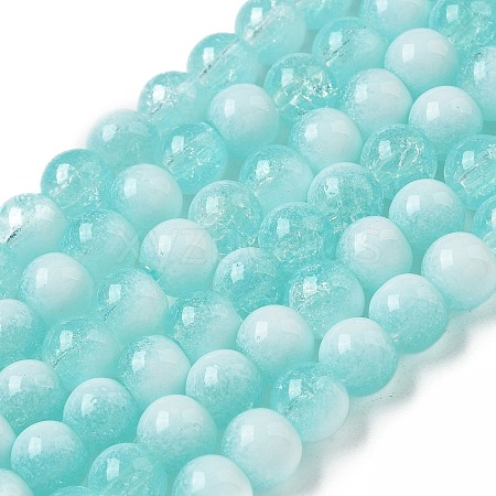 Crackle Glass Beads X1-GLAA-U001-6mm-02-1