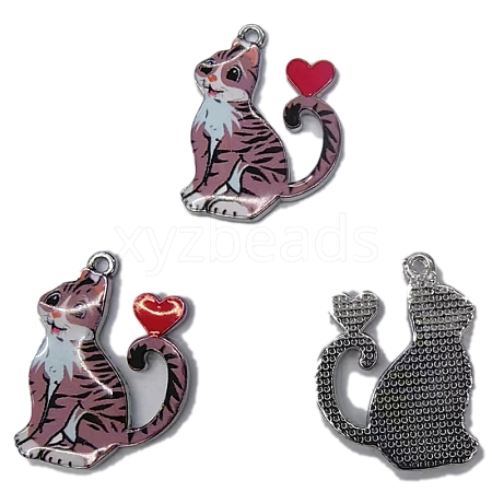 Alloy Enamel Pendants PW-WGFDA58-02-1