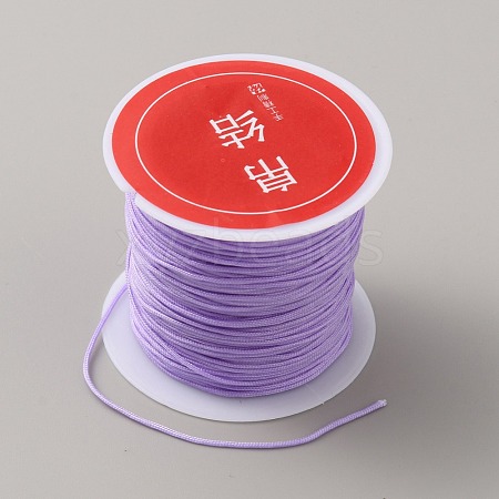 Nylon Chinese Knotting Cord NWIR-WH0002-02N-1