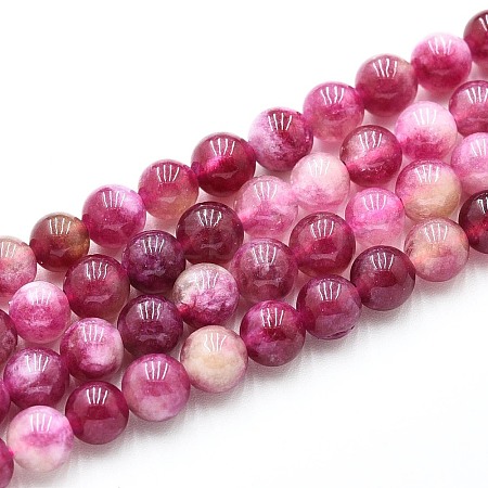 Natural Quartz Beads Strands X-G-N355-6mm-14-1
