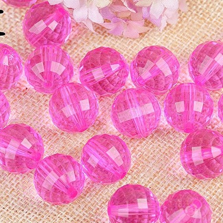 Transparent Acrylic Beads TACR-NH0001-G-08-1