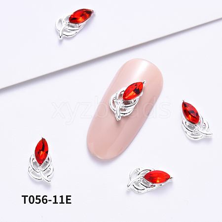 Alloy Glass Cabochons MRMJ-T056-11E-1