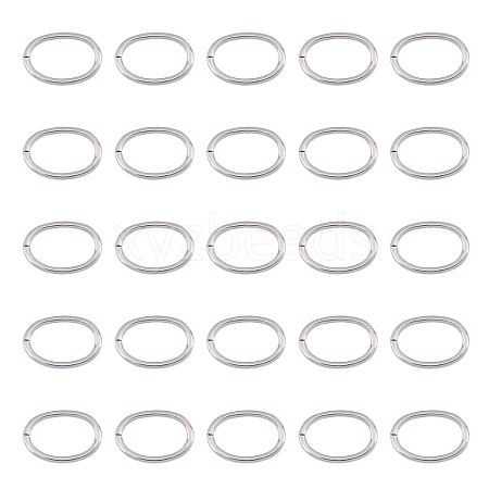 Unicraftale 304 Stainless Steel Jump Rings STAS-UN0006-37E-1