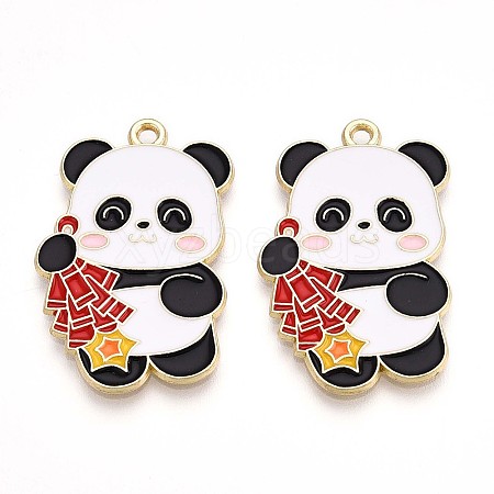 Alloy Enamel Pendants ENAM-T022-03A-1