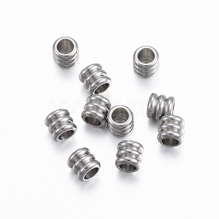 Non-Tarnish 201 Stainless Steel Spacer Beads STAS-H376-58-A-1