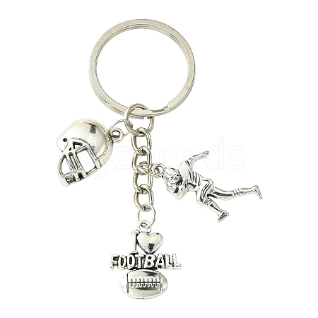 Sports Theme Alloy Pendant KEYC-YW00040-03-1