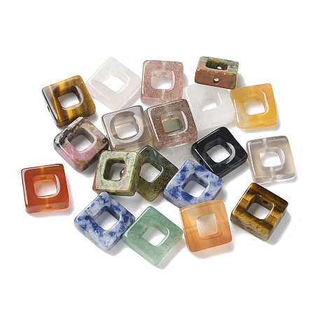 Mixed Gemstone Bead Frame G-C167-04-1