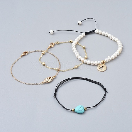 Bracelets Sets BJEW-JB04351-1