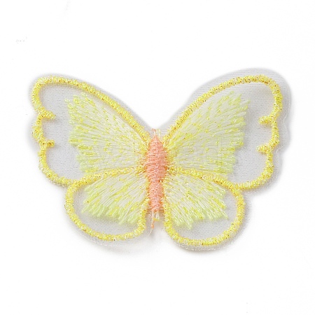 Sew on Computerized Embroidery Polyester Clothing Patches DIY-TAC0012-63C-1