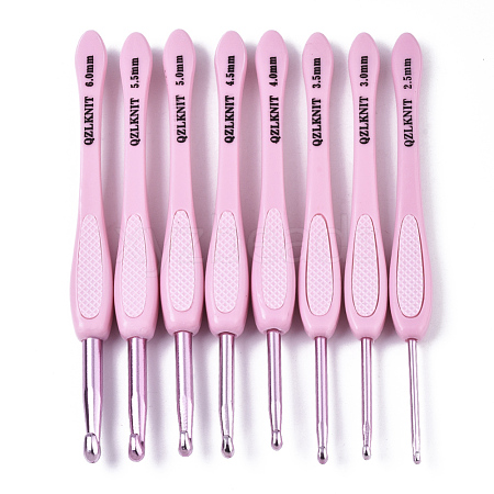 Aluminum Diverse Size Crochet Hooks Set TOOL-S015-006A-01-1