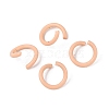 Spray Painted Iron Open Jump Rings IFIN-T017-04B-20-1