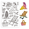 Custom PVC Plastic Clear Stamps DIY-WH0448-0625-1