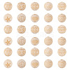 100Pcs 10 Style Unfinished Natural Wood European Beads WOOD-TA0001-55-11