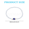 1Pc Lampwork Evil Eye & Glass Beaded Stretch Bracelets BJEW-LP0004-13F-2