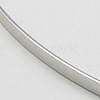 Platinum Iron Hair Band Findings X-PHAR-Q022-1-2