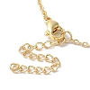 Brass Micro Pave Clear Cubic Zirconia Cable Chain Bowknot Pendant Necklaces for Women NJEW-C054-02C-G-4