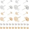 304 Stainless Steel Stud Earring Findings STAS-UN0015-23-1