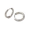 Tarnish Resistant 304 Stainless Steel Hoop Earrings EJEW-P177-P-22-2