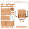 DIY Imitation Leather Sew on Backpack Kits DIY-WH0387-27C-2