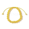 8mm Round Dyed Natural Jade Imitation Beeswax Braided Bead Bracelets for Women Men BJEW-C067-01B-05-2