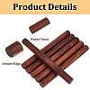 Olycraft 6Pcs Walnut Wood Craft Sticks WOOD-OC0003-76-4