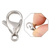 Non-Tarnish 316 Surgical Stainless Steel Lobster Claw Clasps X-STAS-316-FL15A-3