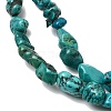 Natural HuBei Turquoise Bead Strands G-H345-A01-05-4