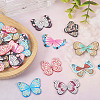 90Pcs 9 Colors Handmade Polymer Clay Pendants CLAY-TA0001-22-13