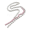 Brass Micro Pave Cubic Zirconia Necklaces NJEW-H027-01P-03-1