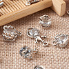 Rhombus Alloy Charms ZIRC-CD0001-02-15