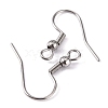 316 Surgical Stainless Steel Earring Hooks X-STAS-O032-01-2