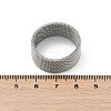 201 Stainless Steel Finger Rings RJEW-H242-01E-P-5