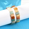 Natural Mixed Gemstone Beaded Stretch Bracelets for Women Men BJEW-M049-18A-3