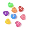 Tansparent Acrylic Beads X-OACR-D309-08-1