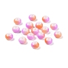 Opaque Spray Painted Glass Beads X1-GLAA-G118-01H-1
