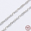 Anti-Tarnish Rhodium Plated 925 Sterling Silver Necklaces STER-E007-1A-3