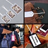 CHGCRAFT 100Pcs 2 Style Plastic Luggage Tag Strings & Secure Straps DIY-CA0004-94-4