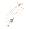 Magnetic Brass Enamel Egg Locket Pendant Necklaces for Women KK-CBAF5B9-02G-02-2