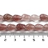 Natural Strawberry Quartz Beads Strands G-P520-B11-01-5