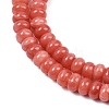 Dyed Natural White Jade Beads Strands G-G107-A27-01-3