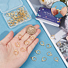 SUNNYCLUE 50Pcs Brass Leverback Earring Findings KK-SC0004-22G-3