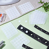 200Pcs Polyester Hot Melt Adhsive Screw Holes Cover Caps Stickers FIND-WH0609-76-4
