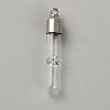 Glass Tube Hourglass Bottle Quicksand Bottle Pendants GLAA-WH0042-18P-1
