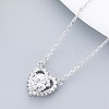 925 Sterling Silver Pendant Necklaces NJEW-BB55882-A-3