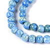 Baking Paint Glass Beads Strands DGLA-N016-4mm-09-3