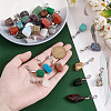 Gemstone Nuggets Pendant Decoration HJEW-AB00382-3