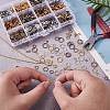 3870Pcs 24 Style Iron Open Jump Rings IFIN-SZ0001-30-3