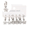 3 Pairs 3 Styles 304 Stainless Steel Rhinestone Hoop Dangle Earrings for Women EJEW-K279-10P-1