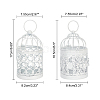 AHANDMAKER Metal Iron Birdcage Candle Holder AJEW-GA0002-27-2