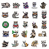 50Pcs Racoon PVC Adhesive Waterproof Stickers Self-Adhesive Stickers PW-WG7C4D4-01-3